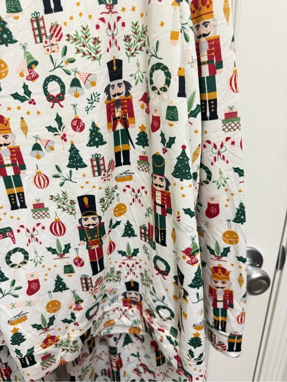 Mary Square Holiday Nutcracker Pajama Set